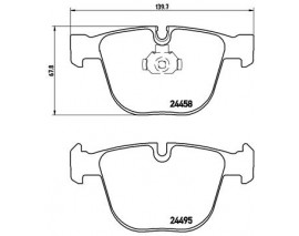 FREN BALATASI ARKA BMW E70-E71 5.0