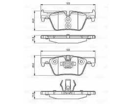 FREN BALATASI ARKA BMW F20 F30 F22 F32 F33 F34 F36 YENİ KOD