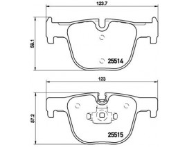FREN BALATASI ARKA BMW F30/32/33/36-330d/335I/430d/435I