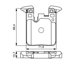 FREN BALATASI ARKA BMW F30 F20 F22 F87 F23 F32 F82 M SPOR