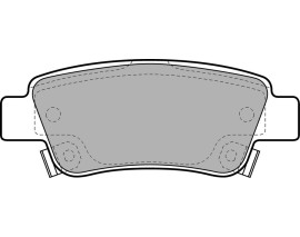 FREN BALATASI ARKA HONDA CR-V 01/07