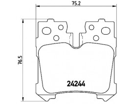 FREN BALATASI ARKA LEXUS