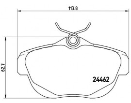 FREN BALATASI ARKA LOW-MET CITROEN