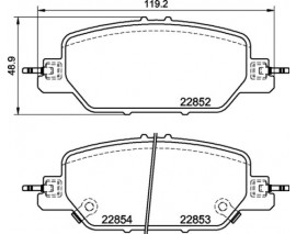 FREN BALATASI ARKA LOW-MET HONDA