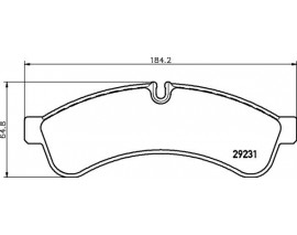 FREN BALATASI ARKA LOW-MET IVECO