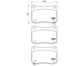 FREN BALATASI ARKA LOW-MET LEXUS