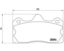 FREN BALATASI ARKA LOW-MET LOTUS