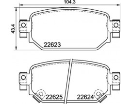FREN BALATASI ARKA LOW-MET MAZDA
