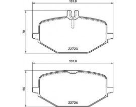 FREN BALATASI ARKA LOW-MET MERCEDES-BENZ