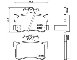 FREN BALATASI ARKA LOW-MET MG