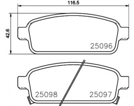 FREN BALATASI ARKA LOW-MET OPEL
