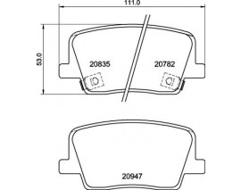 FREN BALATASI ARKA LOW-MET SSANGYONG