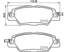 FREN BALATASI ARKA- MAZDA CX-5 2.0 AWD 2011 2017