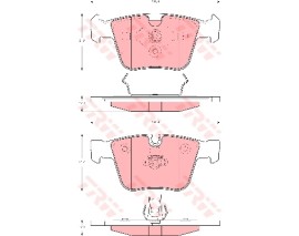 FREN BALATASI ARKA MERCEDES AMG W164 W251 W221 C216