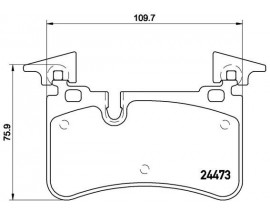 FREN BALATASI ARKA MERCEDES AMG W204 S204 C204 C219 W211 W212 S212 R230
