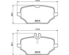 FREN BALATASI ARKA MERCEDES GLE-CLASS V167 C167 18