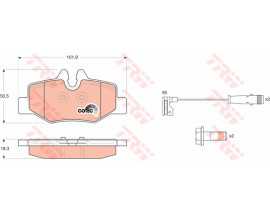 FREN BALATASI ARKA MERCEDES VITO W639 03