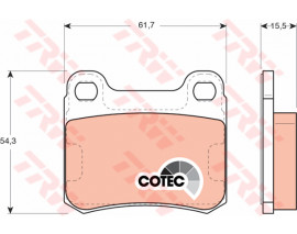 FREN BALATASI ARKA MERCEDES W201 W202 C124 W124 C124
