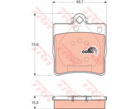 FREN BALATASI ARKA MERCEDES W202 S202 W203 CL203 W210 R170 R171