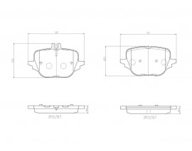 FREN BALATASI ARKA MERCEDES W206 S206 X254 W223 V223