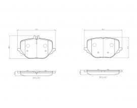 FREN BALATASI ARKA MERCEDES W214 S214 X254 C254 W223 V223 Z223