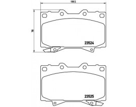 FREN BALATASI ARKA TOYOTA LAND CRUISER 02-