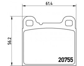 FREN BALATASI ARKA VOLVO