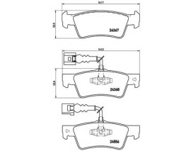 FREN BALATASI ARKA- VW TOUAREG 06-10
