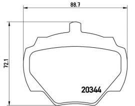 FREN BALATASI ARKA WVA 21237 LAND ROVER DISCOVERY-RANGE ROVER 89-96