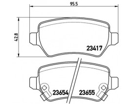 FREN BALATASI ARKA XTRA CHEVROLET