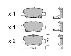 FREN BALATASI AURIS COROLLA 2007-2013