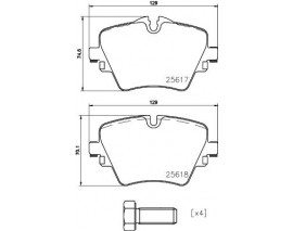 FREN BALATASI BMW F40-F45-F46-F48-G20-G30 ON
