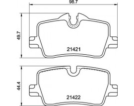 FREN BALATASI BMW G-20/21/22/23 ARKA