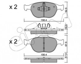 FREN BALATASI FORD EUROPE / FORD LCV .0 ST170 / TOURNEO CONNECT I : 1.8 16V;1.8 Dİ;1.8 TDCİ / TRANSİ