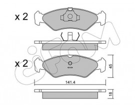 FREN BALATASI FORD EUROPE / FORD LCV FİESTA III GFJ : 1.1;1.1İ;1.3. KAT;1.4;1.4 KAT;1.8 D / FİESTA