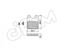 FREN BALATASI GHİBLİIII M157 -3.0-3.0D-3.0S-3.0SQ4-3.8V8-MHEV-GİULİAII 952 -2.9 952AAM24 -2.9GTA 95