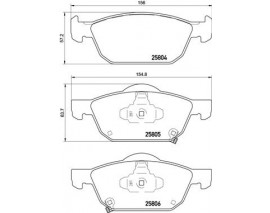 FREN BALATASI HONDA CIVIC IX FK 02/12-