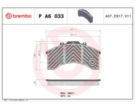 FREN BALATASI IVECO EUROCARGO I-III 01/91-09/15-IVECO EUROSTAR 01/93-10/02-IVECO EUROTECH MH 01/98-