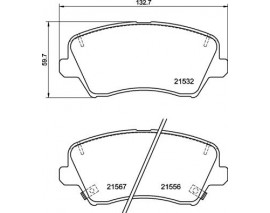FREN BALATASI KIA CERATO III SALOON YD 09/12-