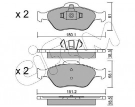 FREN BALATASI MAZDA / FORD LCV / FORD EUROPE ;1.6;1.6 16V;1.6 TDCİ / FİESTA V VAN : 1.4 TDCİ / FUSİO