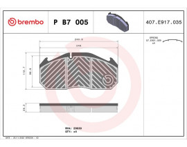 FREN BALATASI MERCEDES-BENZ HO - -MERCEDES-BENZ O 340 01/91-12/95-MERCEDES-BENZ O 404 01/91-12/99-ME