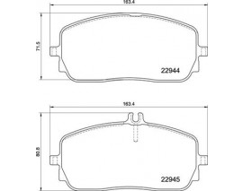 FREN BALATASI MERCEDES W118-W177-W247 ON SPOR TIP