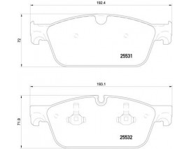 FREN BALATASI MERCEDES W166 GLE ON