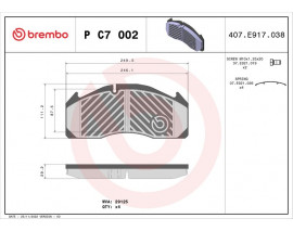 FREN BALATASI MERITOR LM - -MERITOR TA - -PLAXTON ELITE 11/08- -PLAXTON PANTHER 10/99- -VOLVO 9700 0