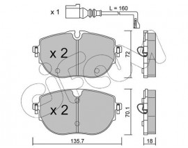 FREN BALATASI MULTİVANVIIT7 STM-STN -1.4E-HYBRİD-1.5TSİ-2.0TDI-2.0TSİ