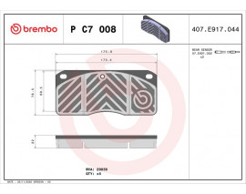 FREN BALATASI NISSAN ECO-T 01/97-12/00-VOLVO FL6 09/85-08/00-VOLVO FLC 09/96-09/00