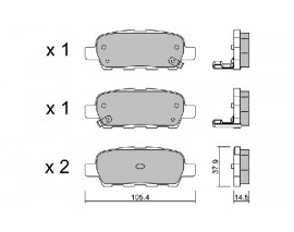 FREN BALATASI NİSSAN JUKE-QASHQAI- X-TRAIL 2007-2013