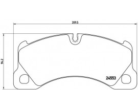 FREN BALATASI ON-16MM VW TOUAREG 03-18 PORSCHE CAYENNE 03- PANAMERA 09-