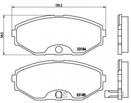 FREN BALATASI ON 597481 NISSAN MAXIMA QX 2.0I V6 22V