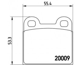 FREN BALATASI ON ARKA LOW-MET ALFA ROMEO